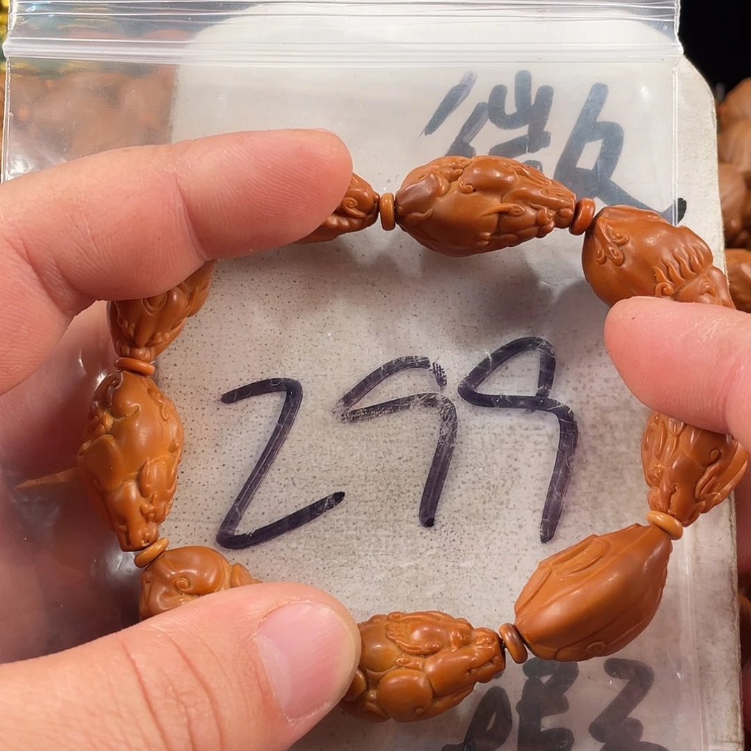 橄榄核手串/手链橄榄核雕工艺手串 瑕疵介意勿拍