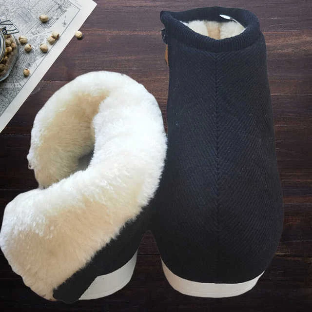 恩施手工棉鞋冬季加厚保暖男加绒高帮包跟棉拖女月子中老年雪地靴