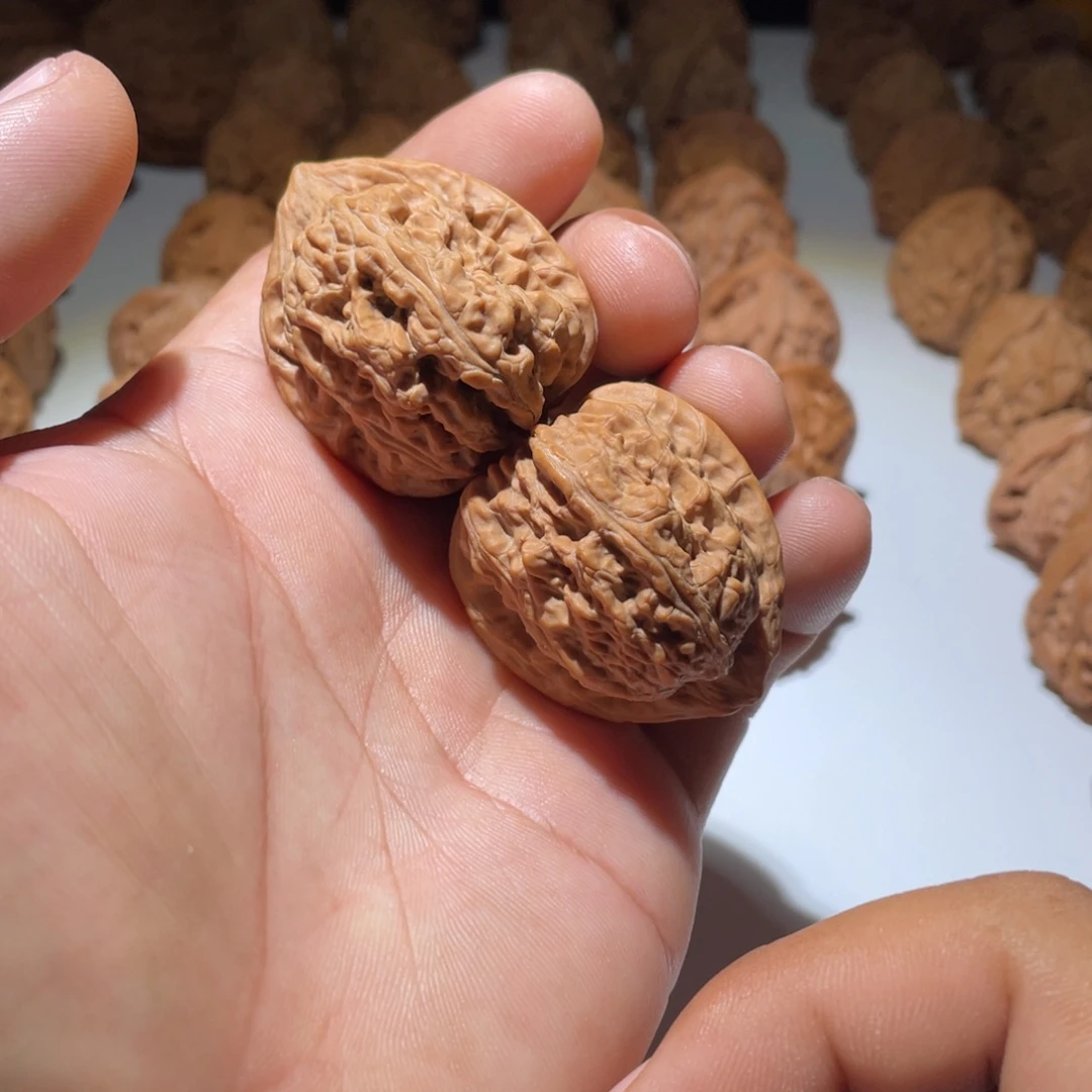 吊坠文玩核桃赤龙鸡心