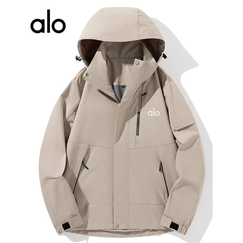 【官方正品】春秋季冲锋衣男女连帽登山服户外运动防水大码夹克外套