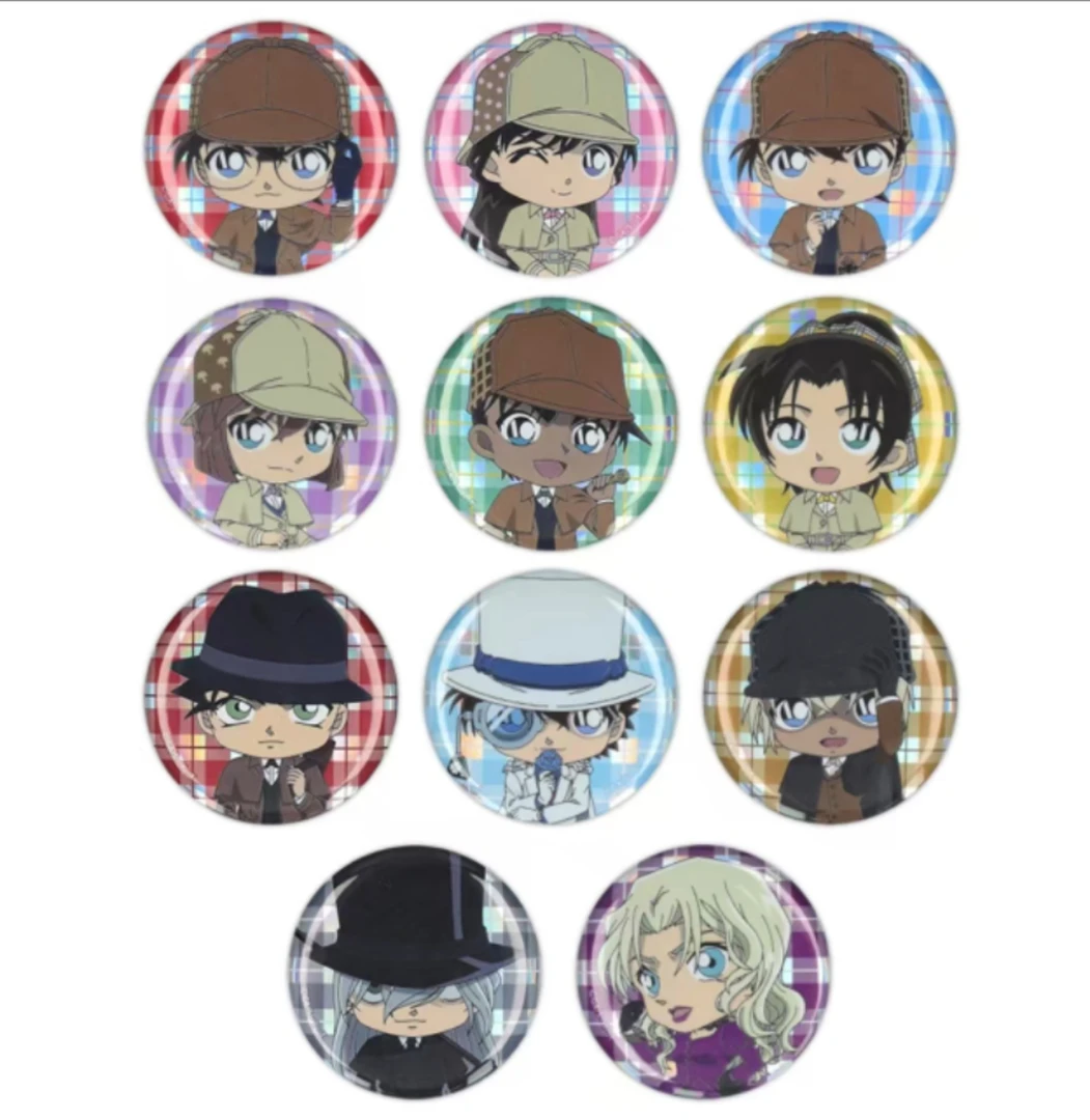 【名侦探柯南】柯南福尔摩斯Q版吧唧 徽章盲盒（默认代拆）