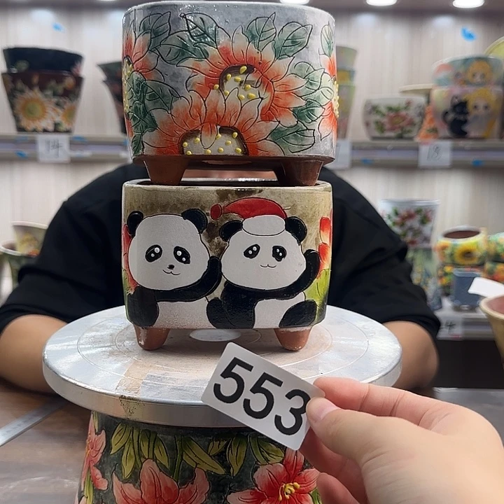紫砂花盆瑕疵瑕疵553