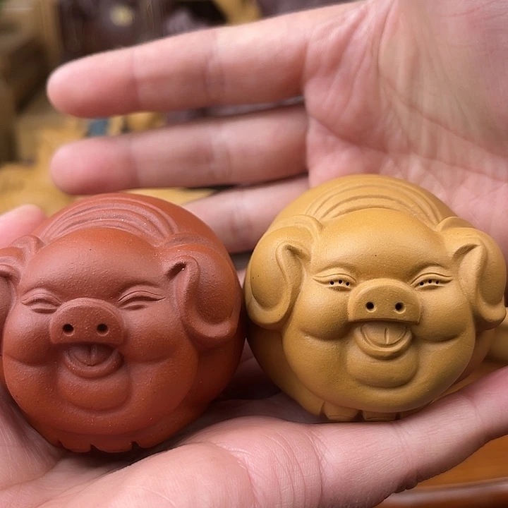 紫砂茶宠紫砂猪猪