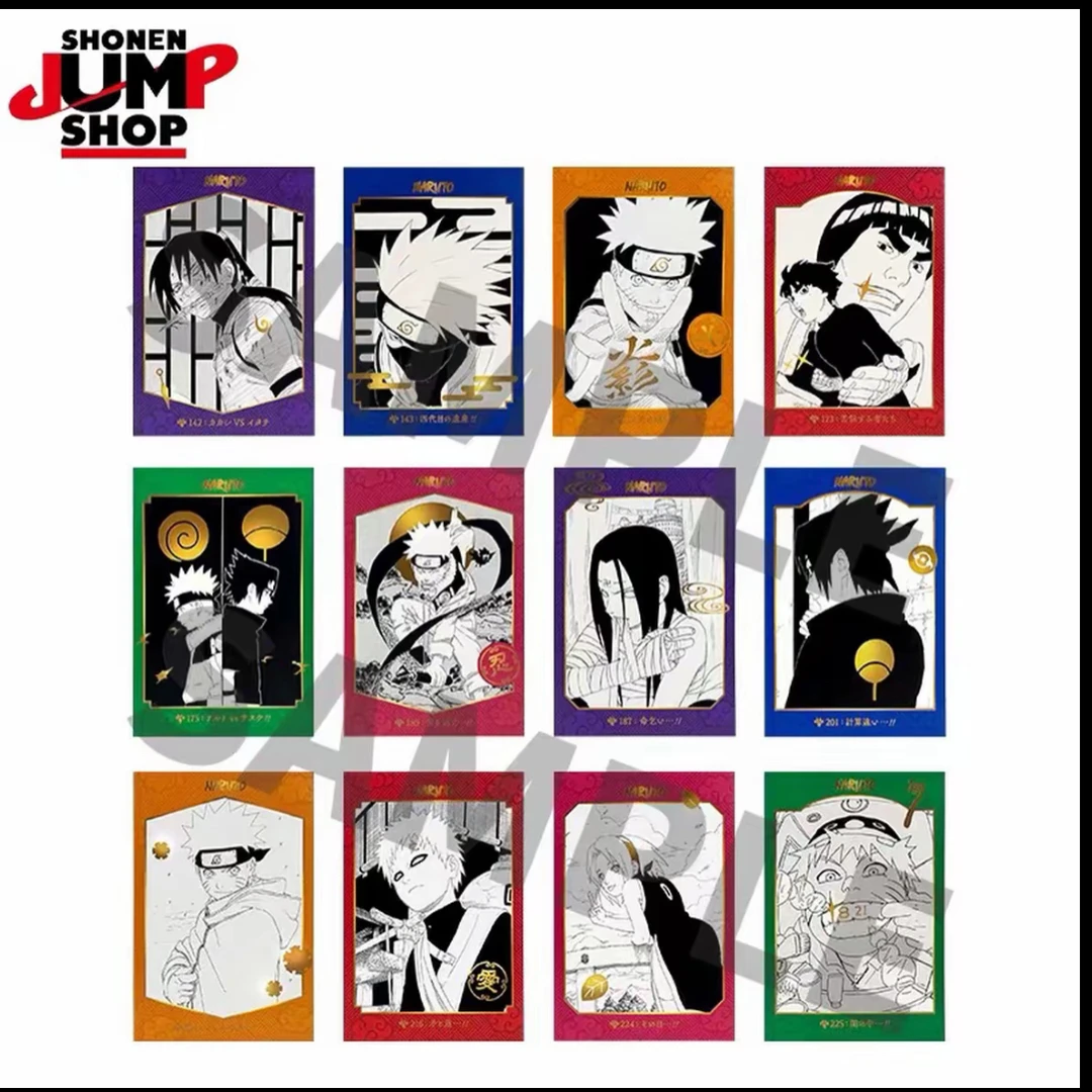 火影忍者原画烫金明信片第二弹默认代拆拆开不退不换