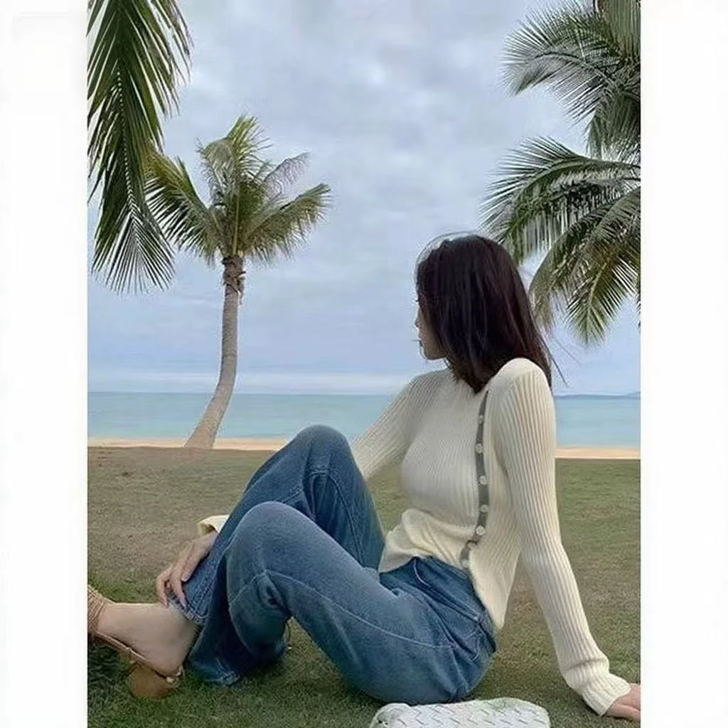 超细羊毛~胸80-170长55针织韩版长袖修身女包袖毛针织衫上衣 1785