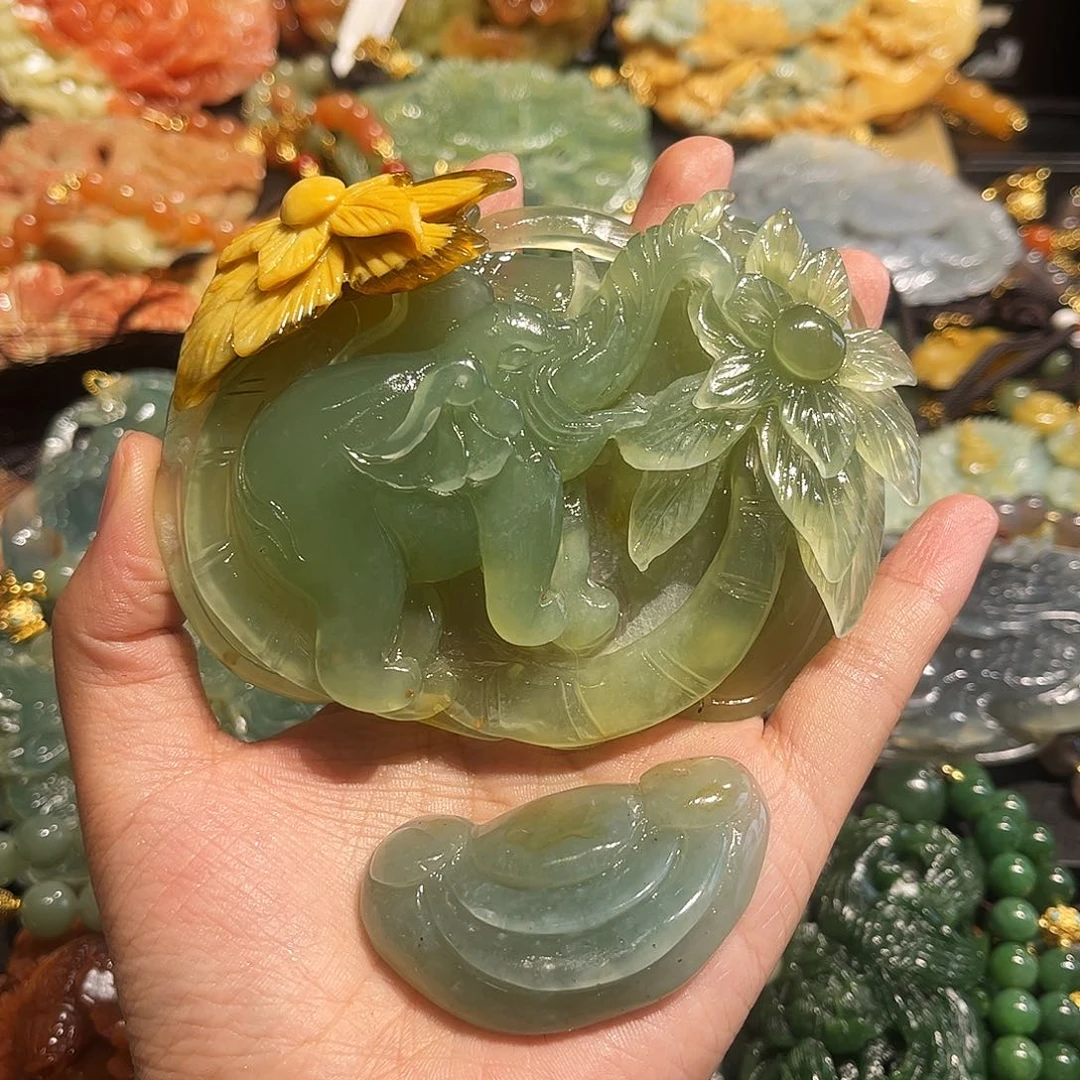 岫玉未镶嵌毛衣链✨****✨