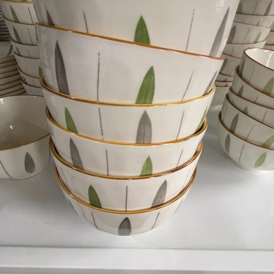 瓷五寸米饭碗六个，福利活动不退不换