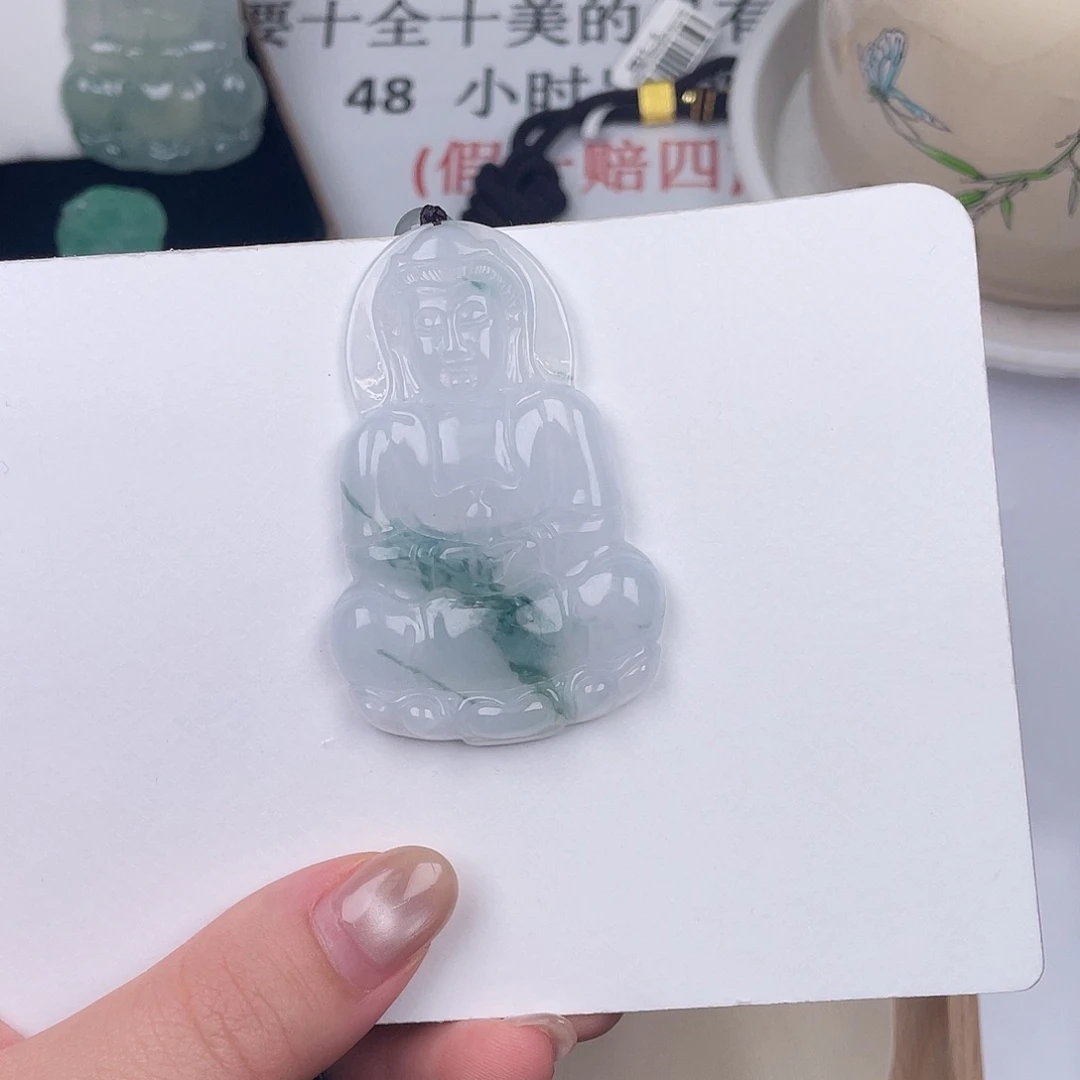 翡翠未镶嵌颈饰zc075