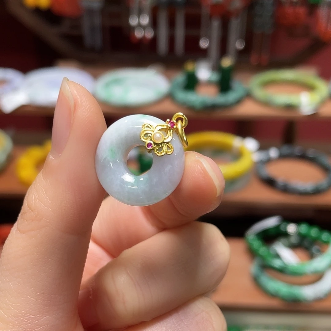 翡翠未镶嵌手链饰品