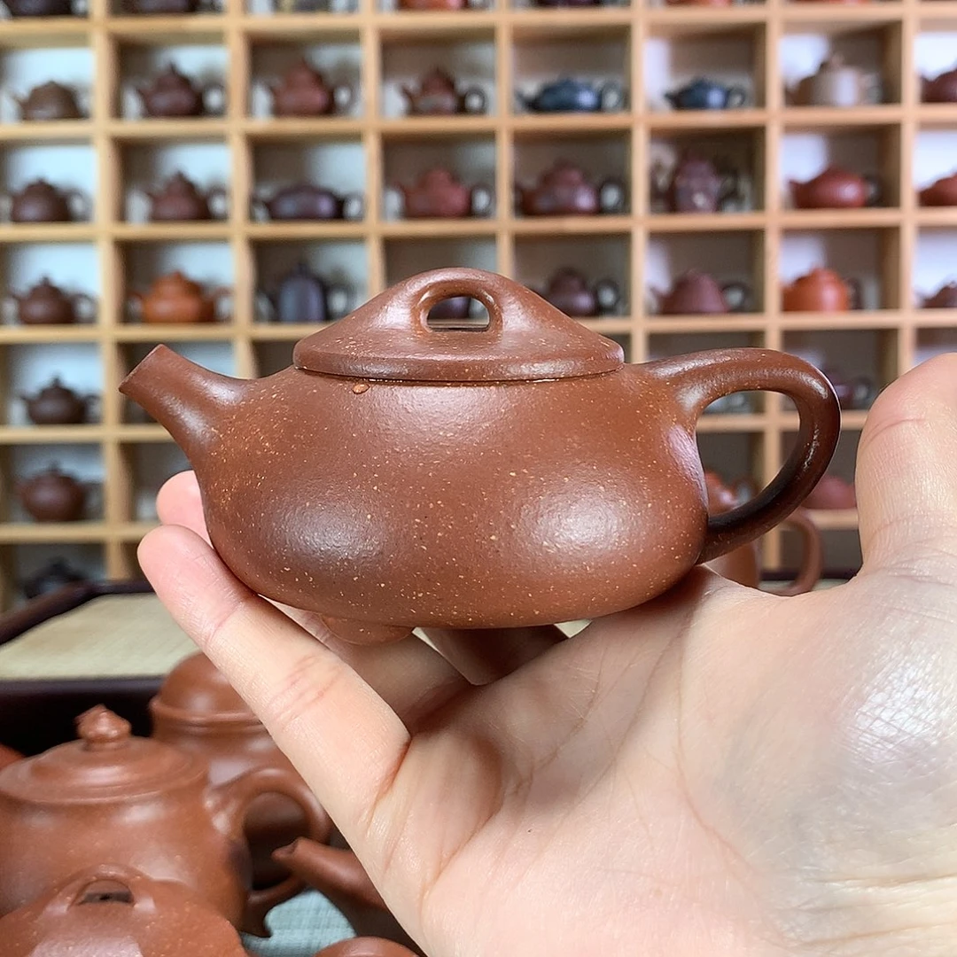 景舟石瓢紫砂紫砂壶手工制作