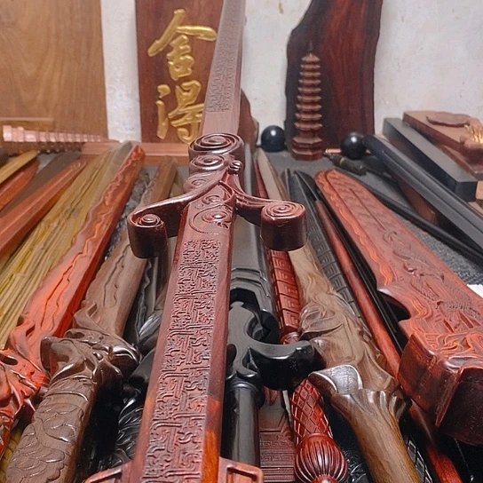 血檀木90长墨梅剑