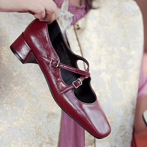 玛丽珍女鞋4公分百搭鞋子S29S683139-6.18