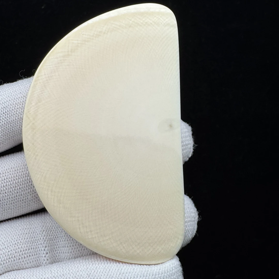 E3977天然猛犸牙 刮板79.5mm 支持鉴定 假一罚四