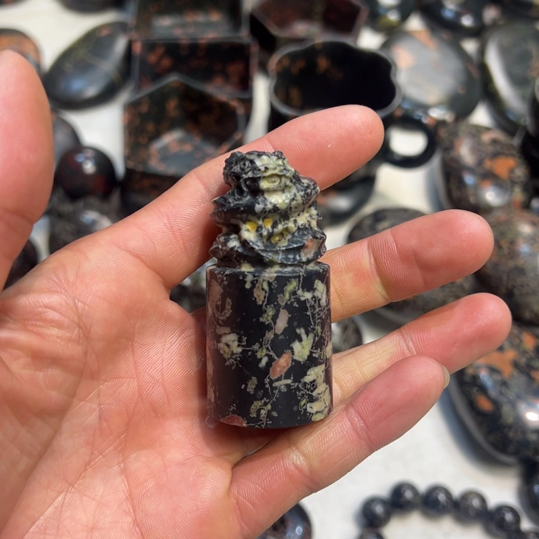 梅花玉鱼缸石茶周边微瑕不退不换