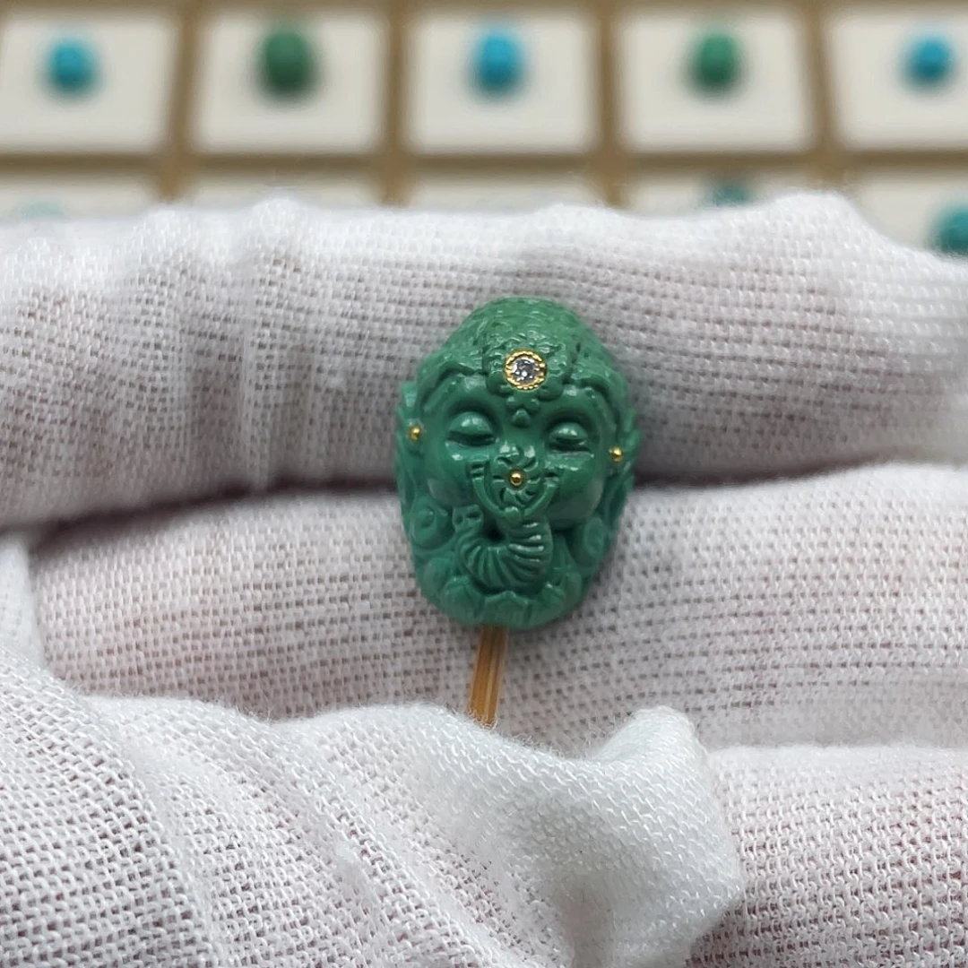 绿松石珠宝奇石未镶嵌