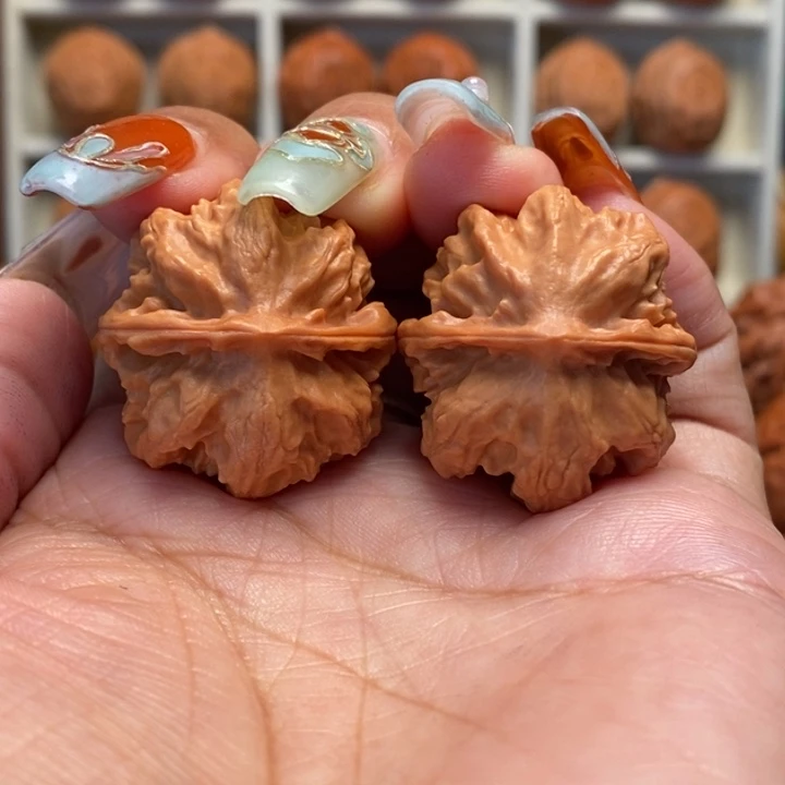 把件文玩核桃八棱