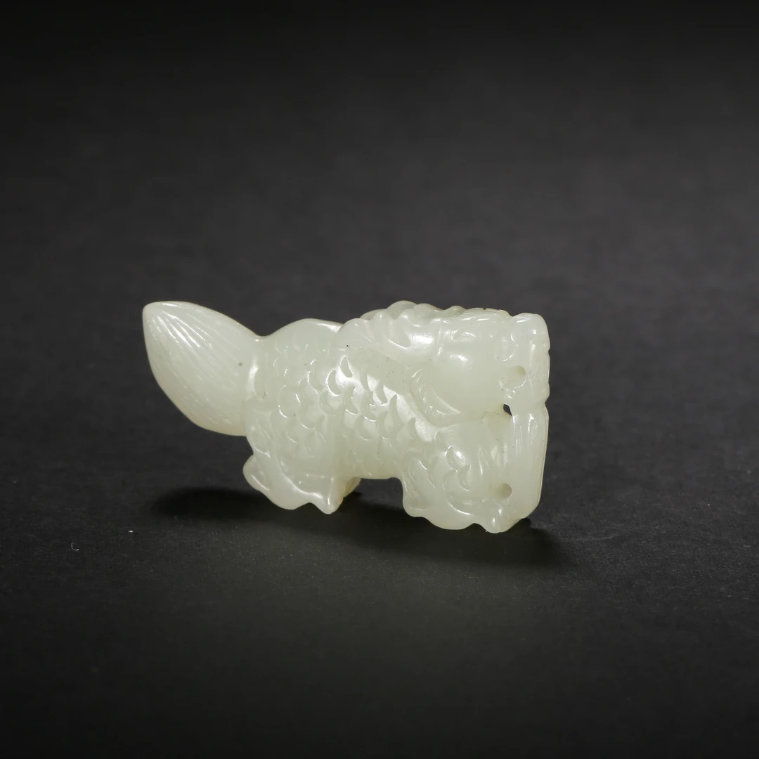 清代*辰龙玉坠/14JTY5326/和田玉【北京文博】