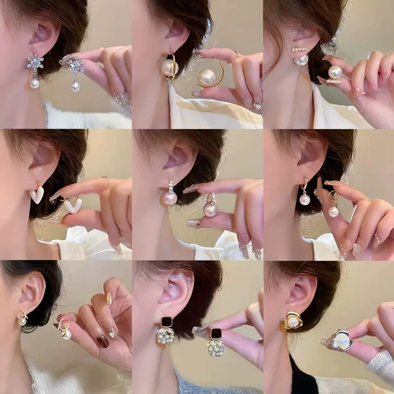 铜合金耳饰 5202-5299-高版精选设计感精致原版耳线