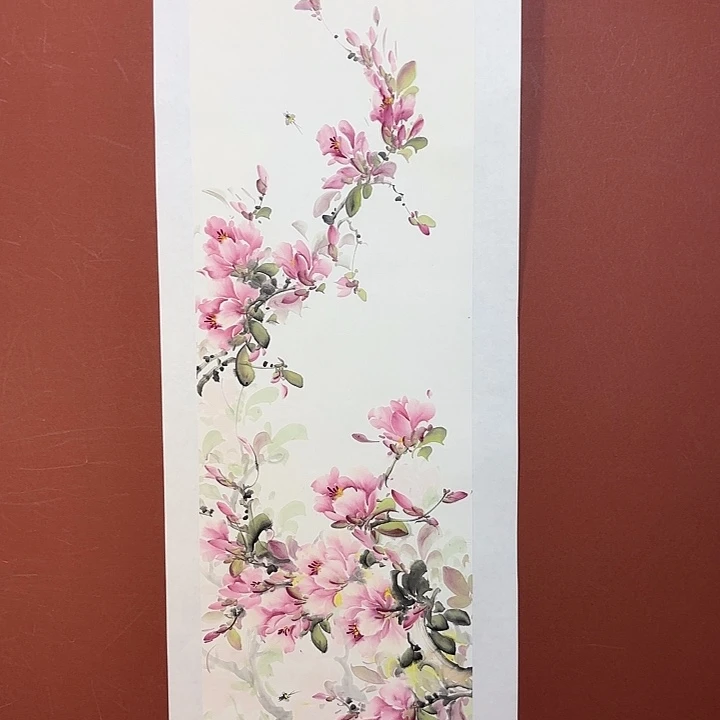 国画听兰老师花鸟
