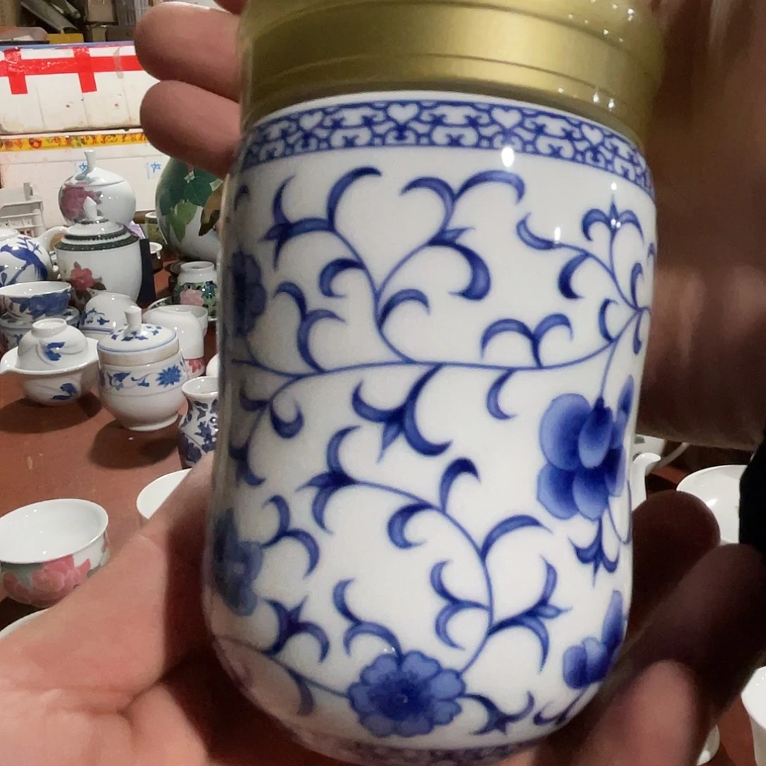 醴陵老厂瓷微瑕慎拍