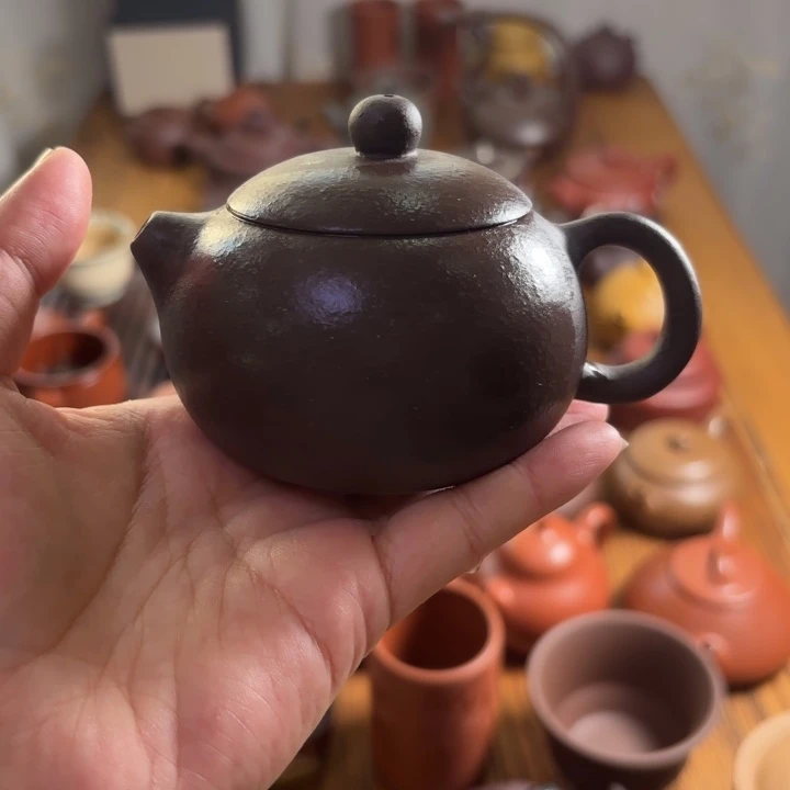 紫砂紫泥西施150c