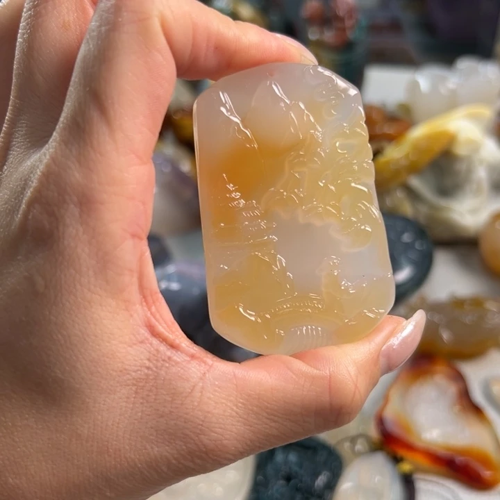 玛瑙/玉髓吊坠(不含链)未镶嵌