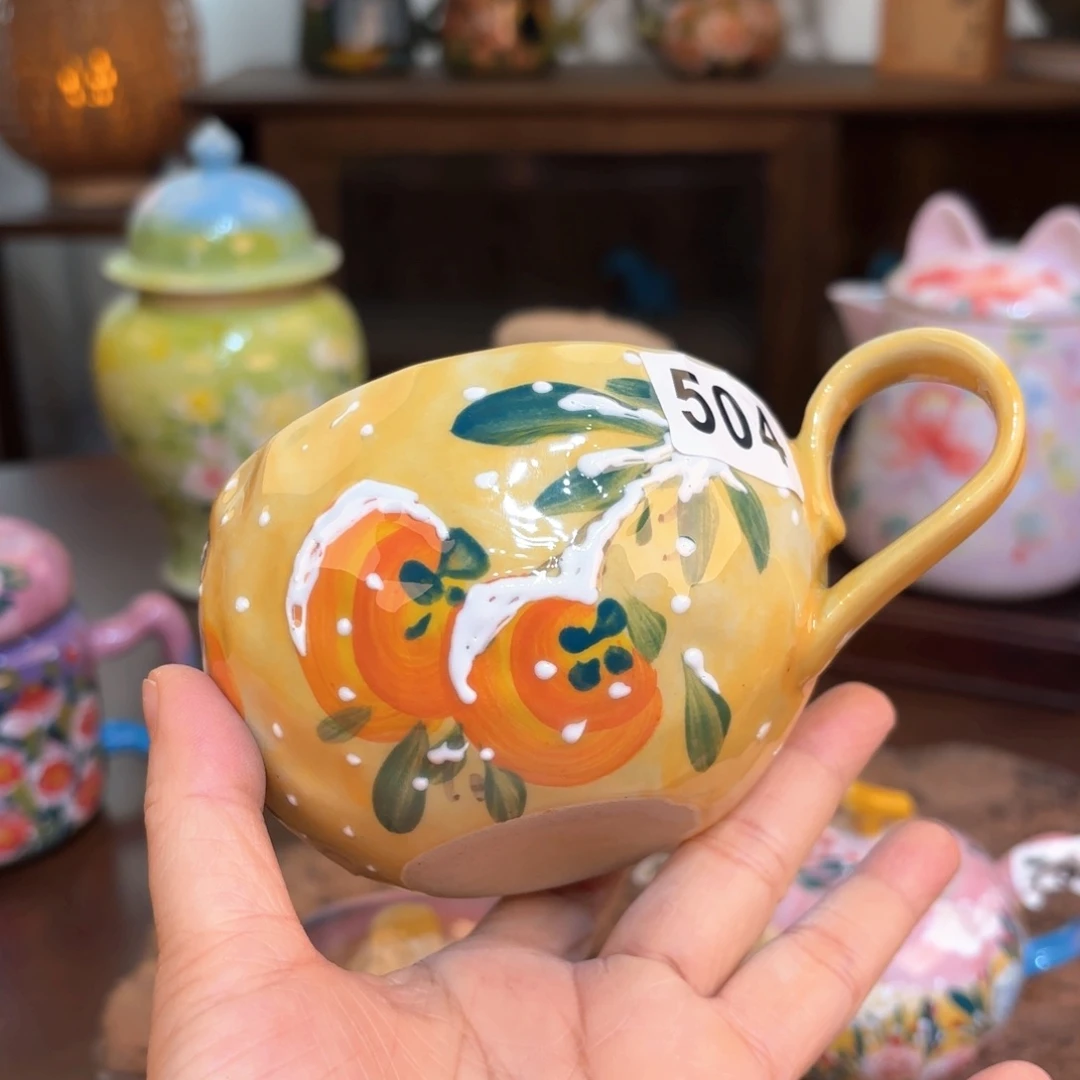 景德镇手绘高温釉下彩陶瓷茶具