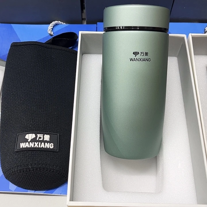 万象保温杯f95-360绿杯套