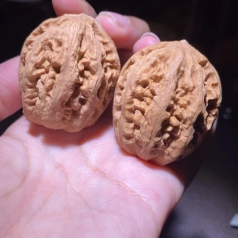 把件文玩核桃东北野生楸子小园 136