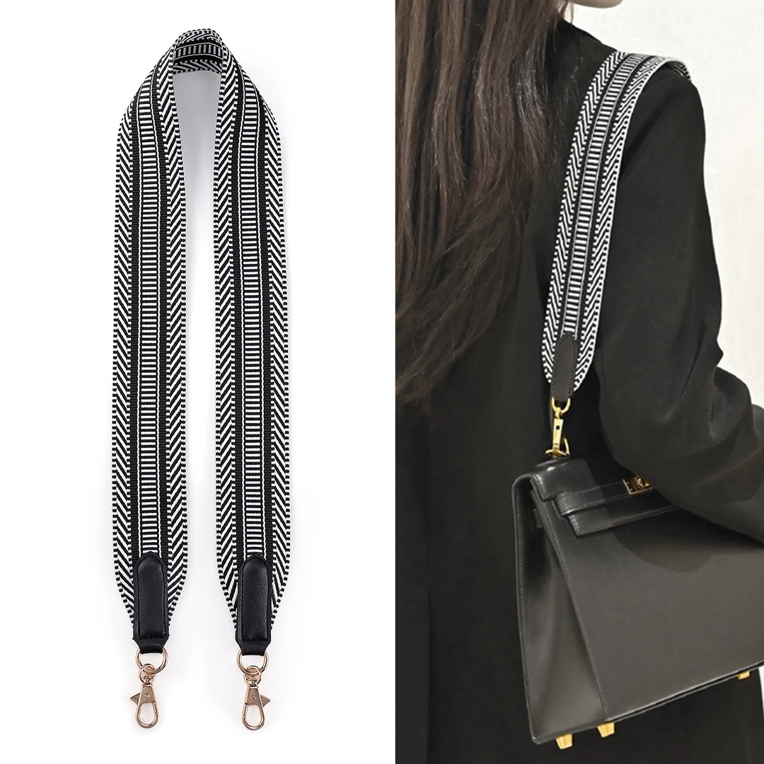 宽肩带2寸适用凯莉包H家包带替换带复古肩带斜挎包带配件宽包带子