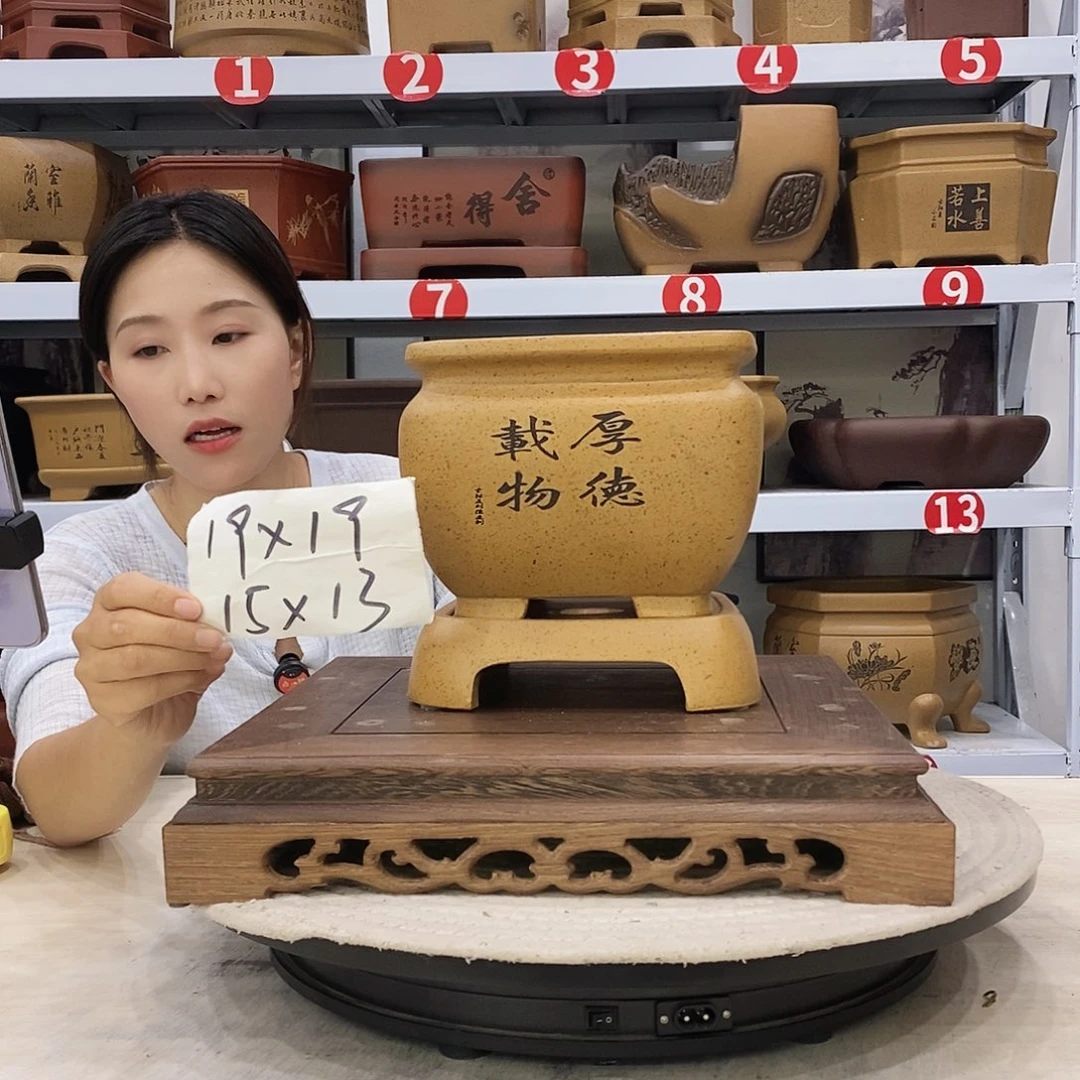 紫砂花盆紫砂花盆