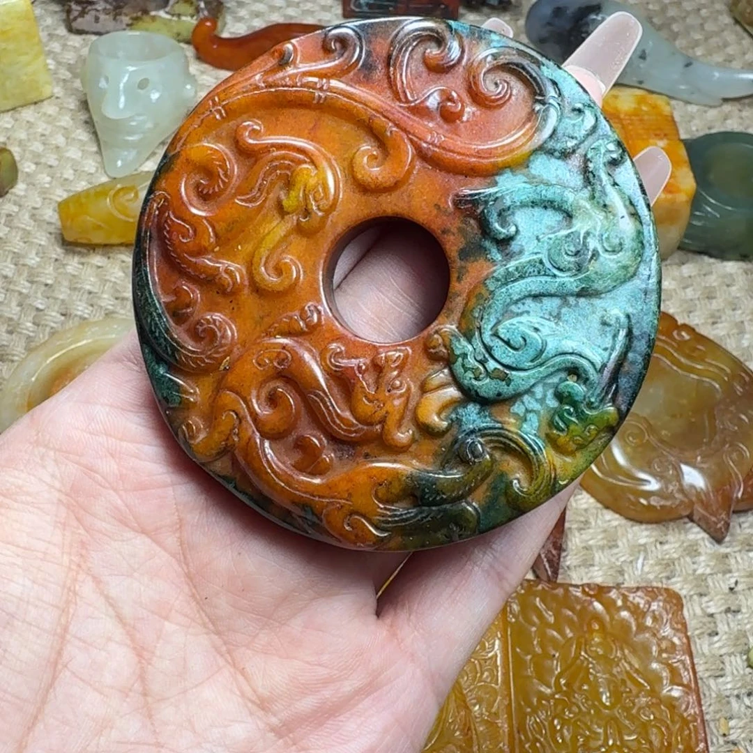白玉菩提吊坠挂件