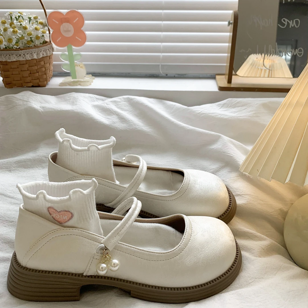 国风法式玛丽珍小皮鞋女2025春夏新款百搭复古平底甜美配裙子单鞋
