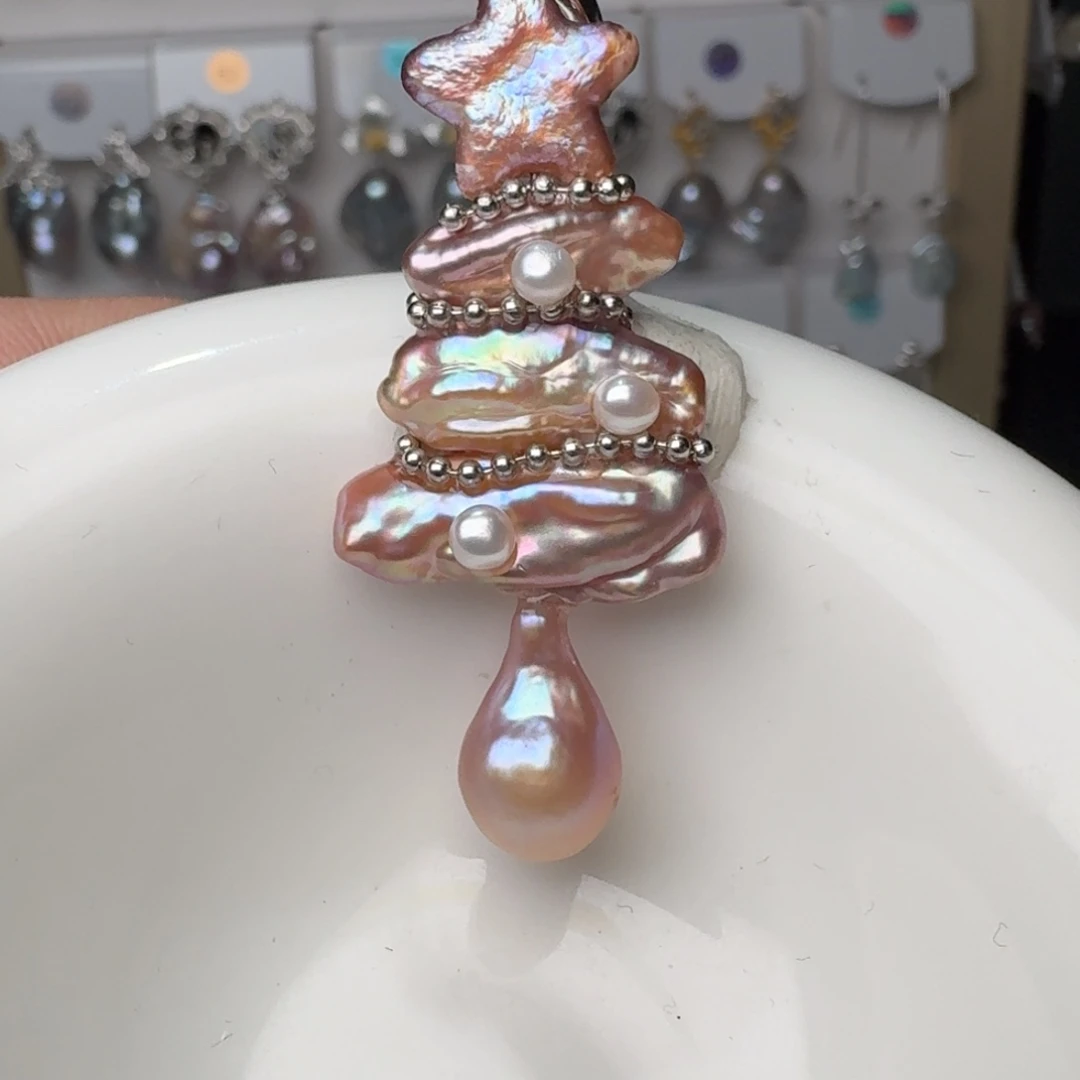 颈饰未镶嵌淡水珍珠