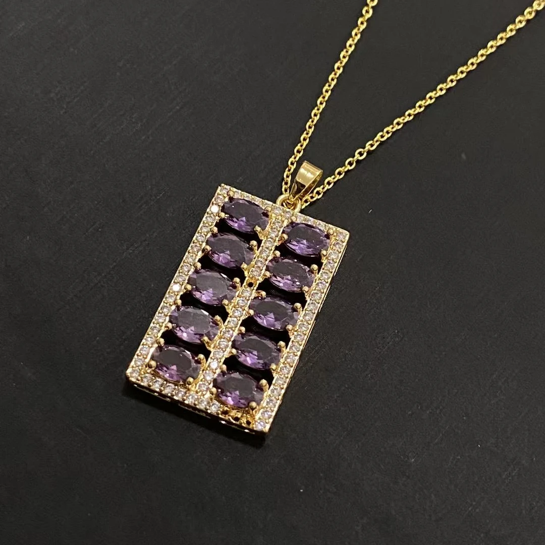 【南非定制】经典高级轻奢大气百搭吊坠  Xb26816