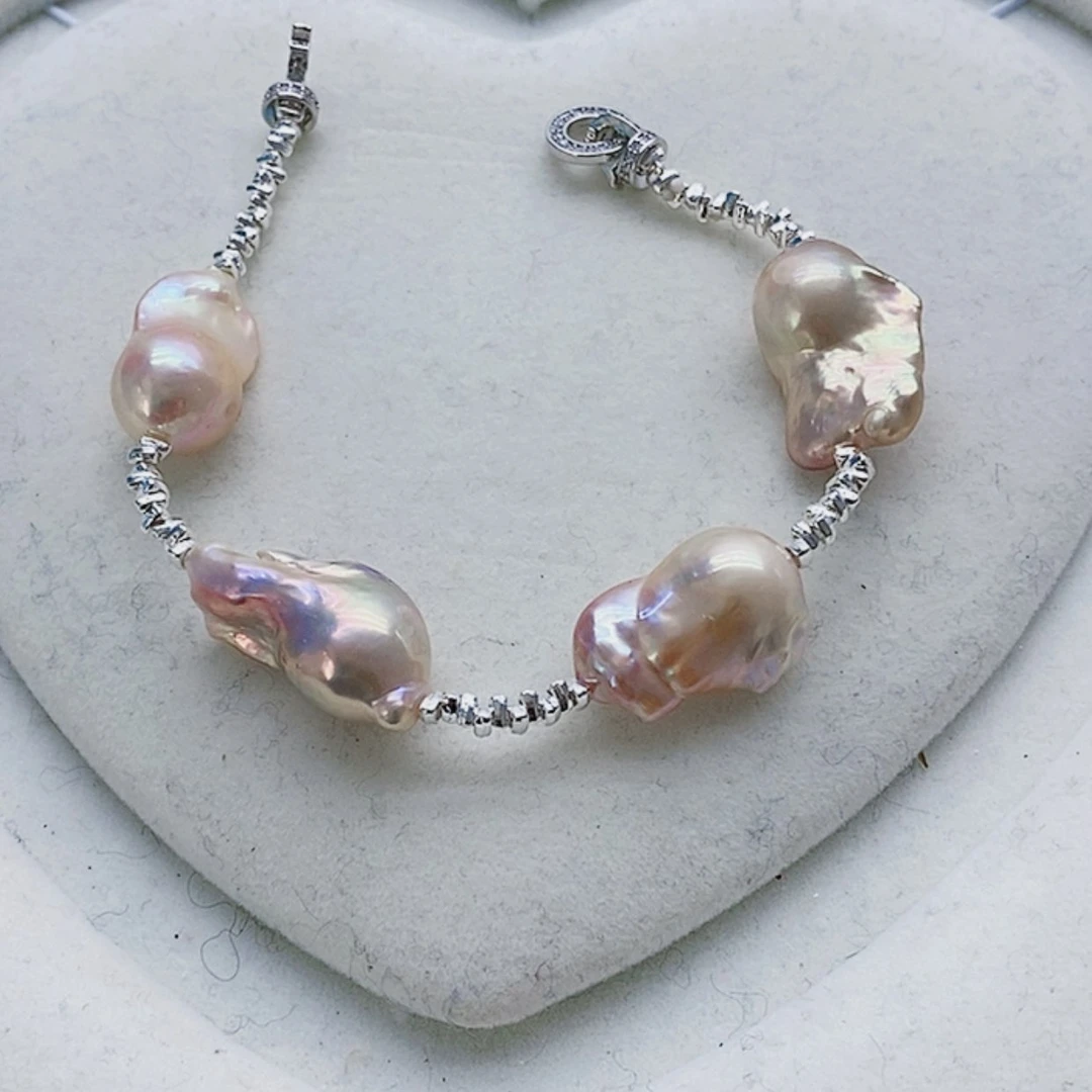 【闪购商品】淡水珍珠耳饰银S925镶嵌