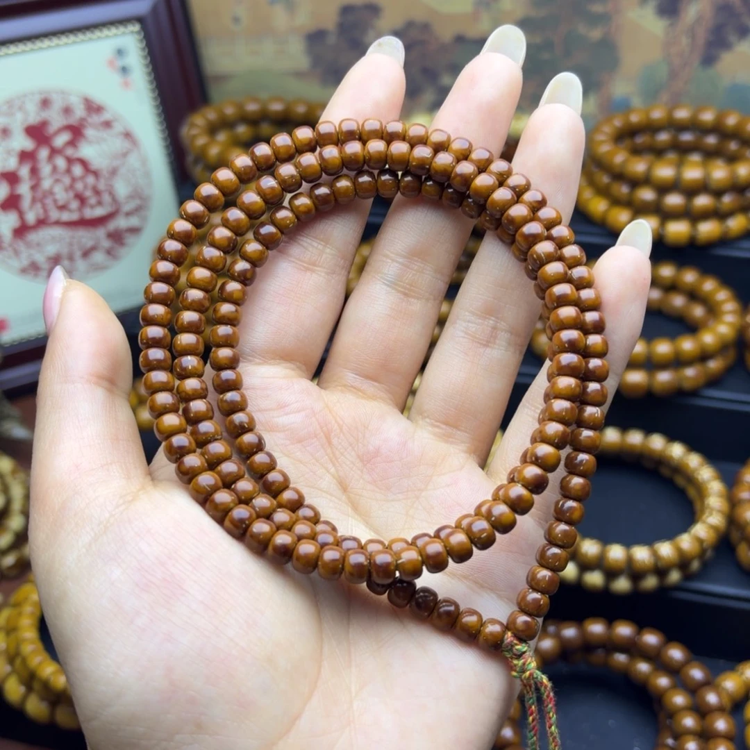 狮***兄紫金鼠手串6尺寸纯肉脖挂