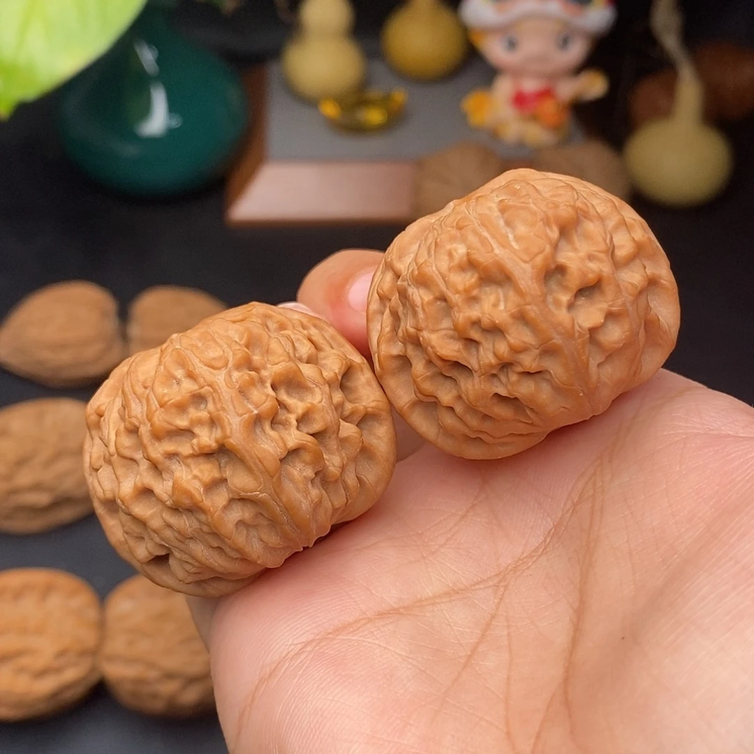 把件文玩核桃龙眼全品38.5