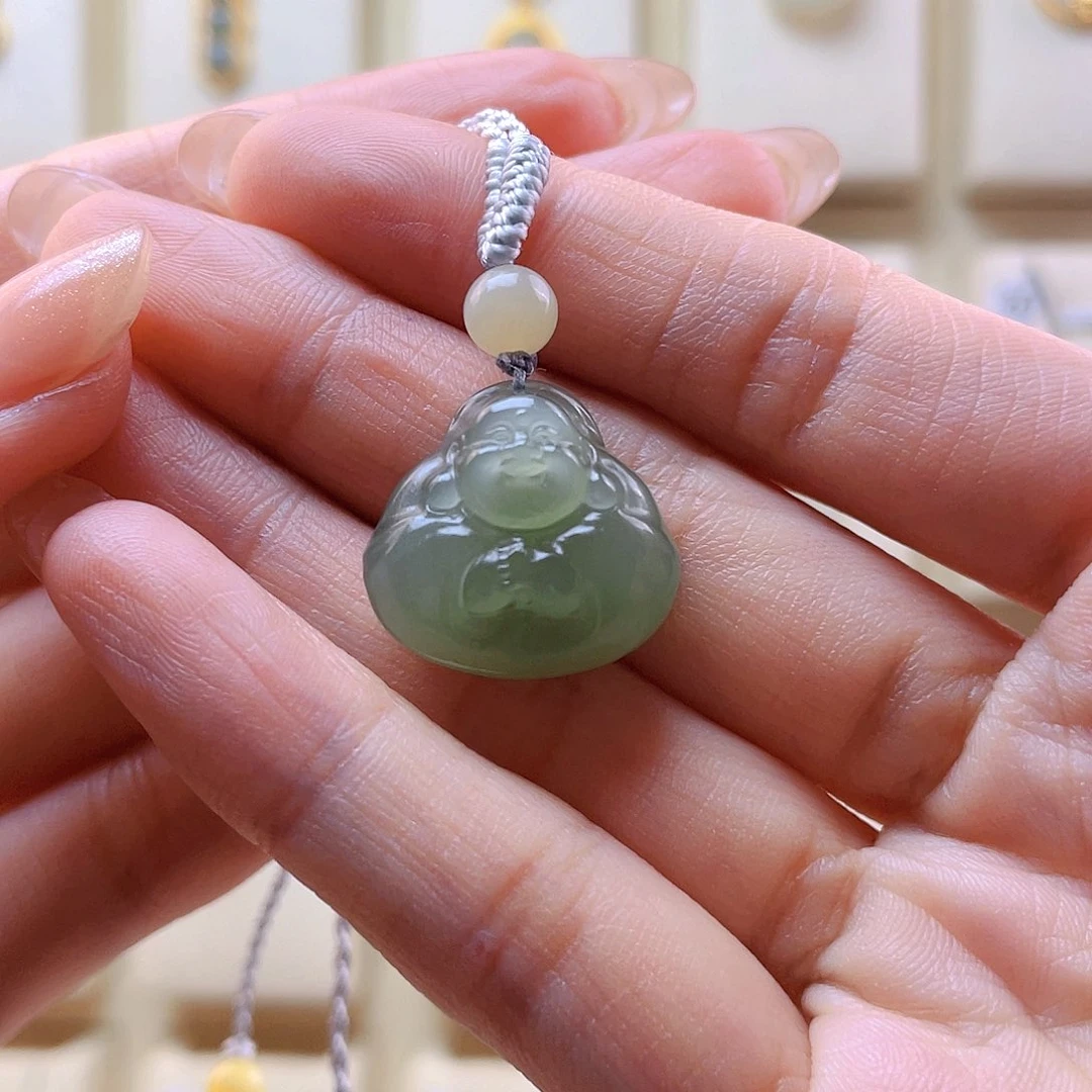 和田玉吊坠(赠链)未镶嵌