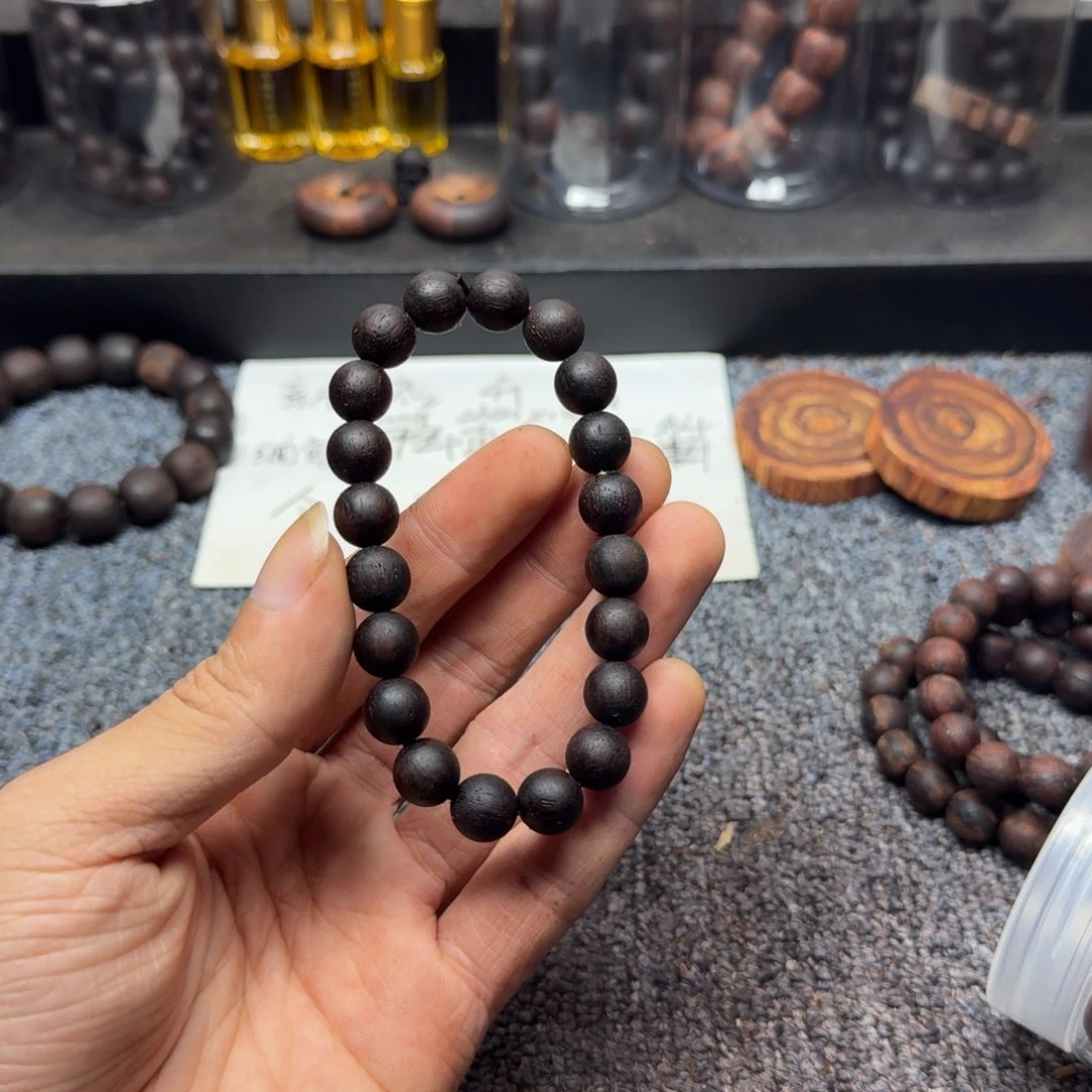 藤类1.0降真香紫黄油单圈圆珠