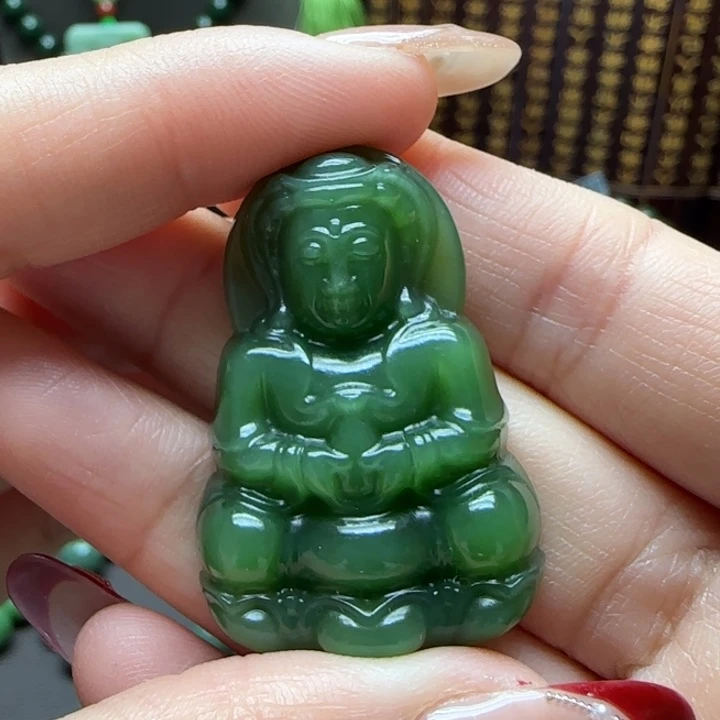 和田玉（碧玉）吊坠未镶嵌