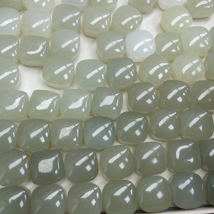 颈饰未镶嵌和田玉冰心晴水小方糖多样性发一个