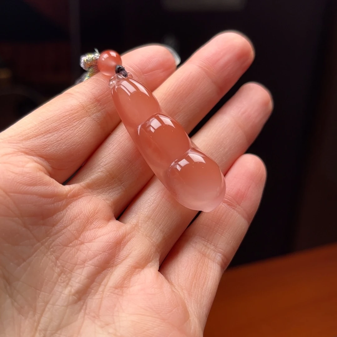 未镶嵌连中三元南红玛瑙