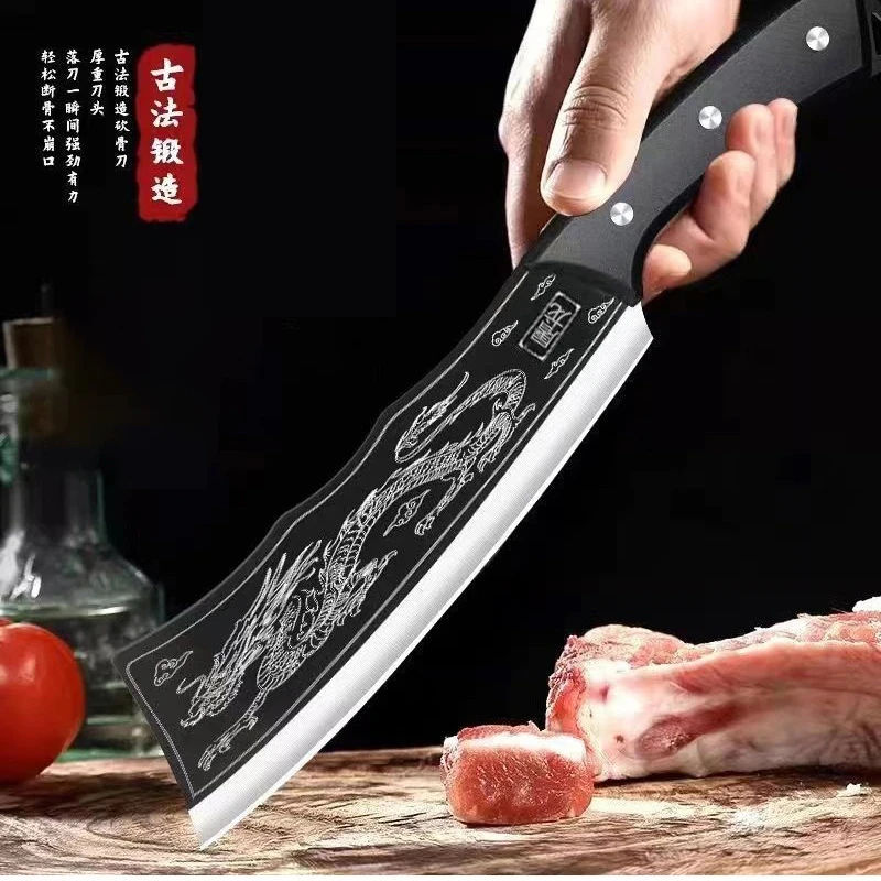 屠龙刀切片刀家用菜刀手工户外水果刀家用刀具小刀厨房用品