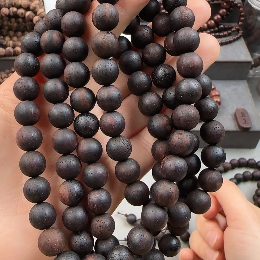 降真香手串/手链1.0*108糖结软油上品香