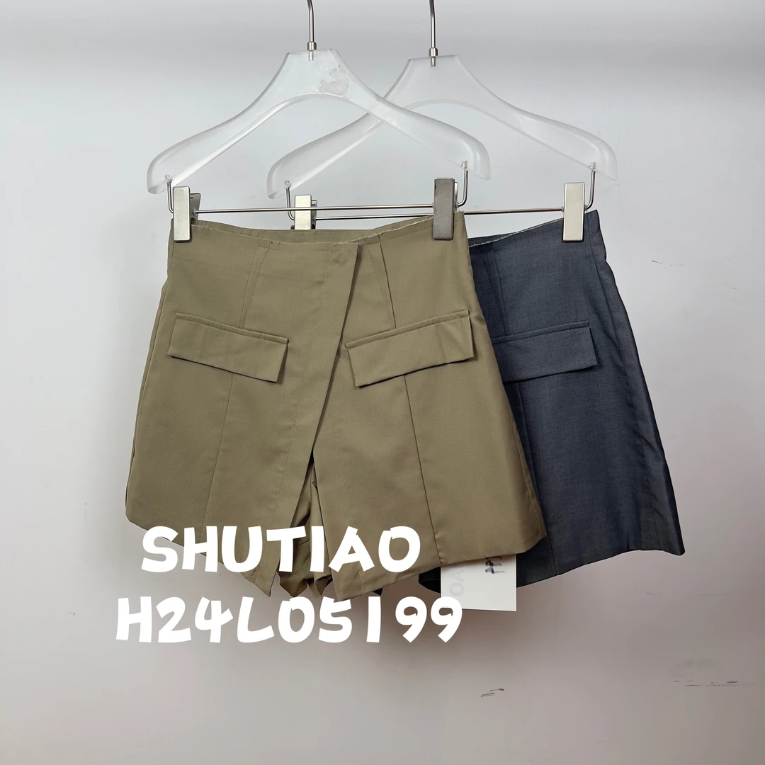 【SHUTIAO】2024秋冬：新款小众设计款短裤H24L05199