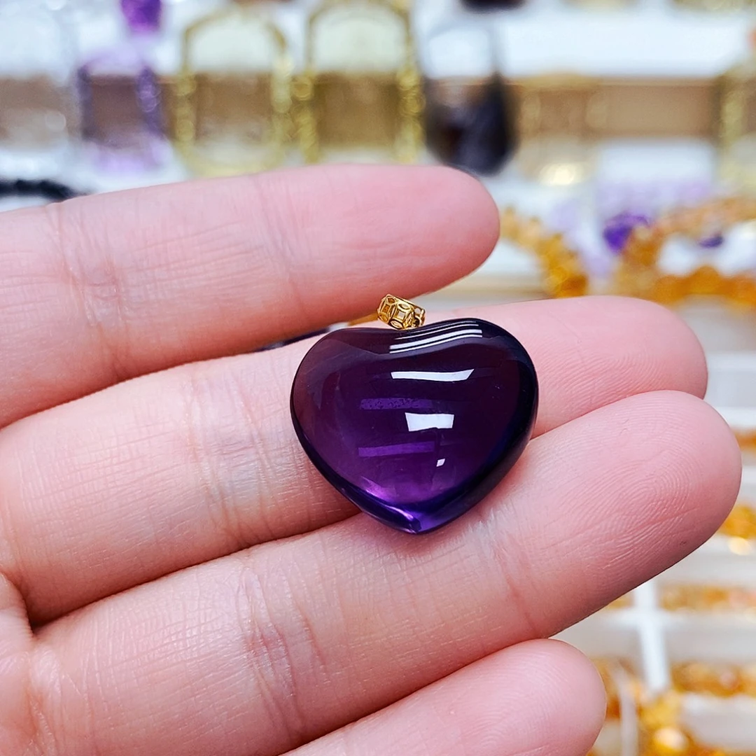 18K金镶嵌珠宝半成品水晶零***°天然