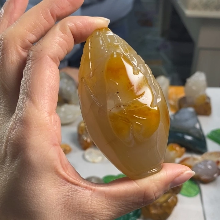 玛瑙/玉髓吊坠(不含链)未镶嵌