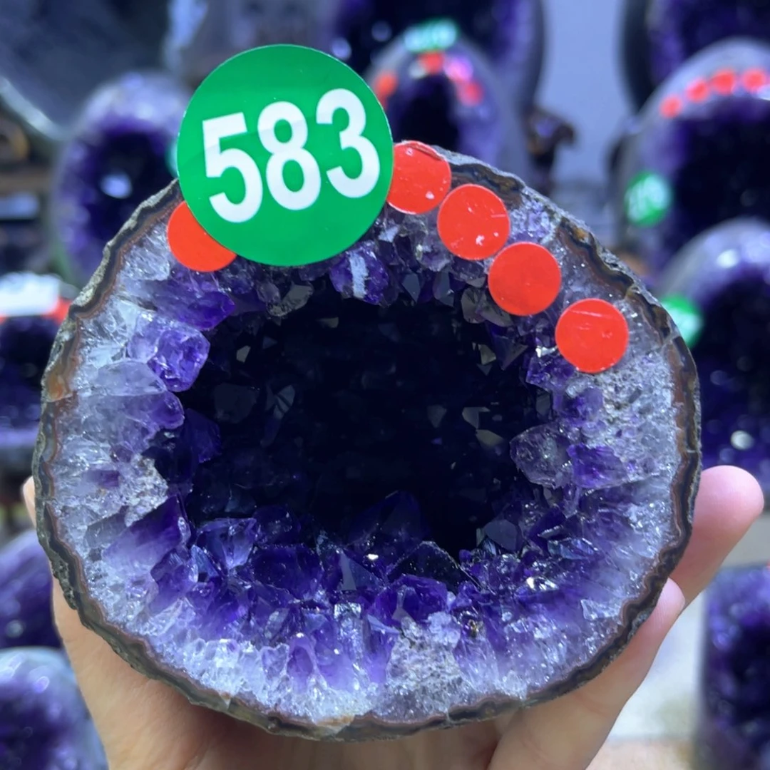 紫晶摆件未镶嵌紫水晶