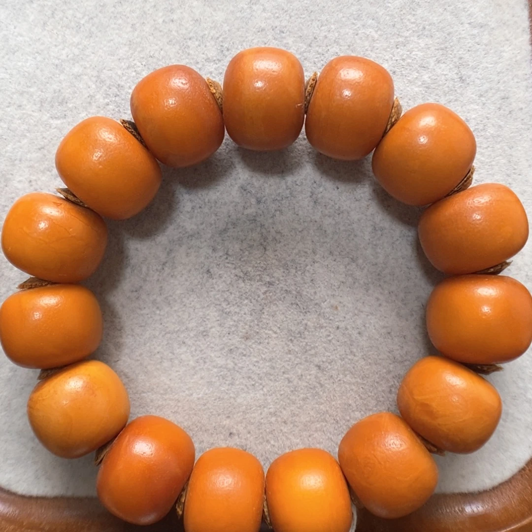 蜜蜡未镶嵌手串蜜蜡